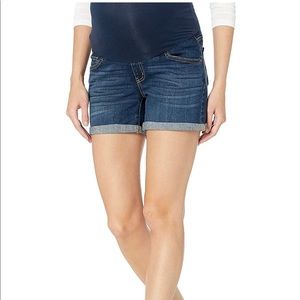 Maternity jean shorts